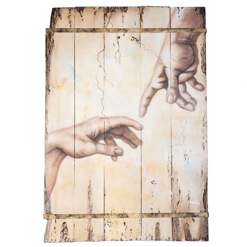 CUADRO MANOS DE LA CREACION