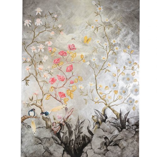 CUADRO JARDIN DE PLATA MED