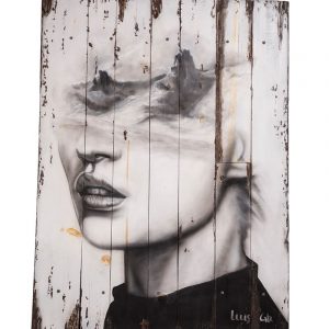 CUADRO MURAL ROSTRO MONTAÑAS