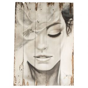 CUADRO ROSTRO PALOMA